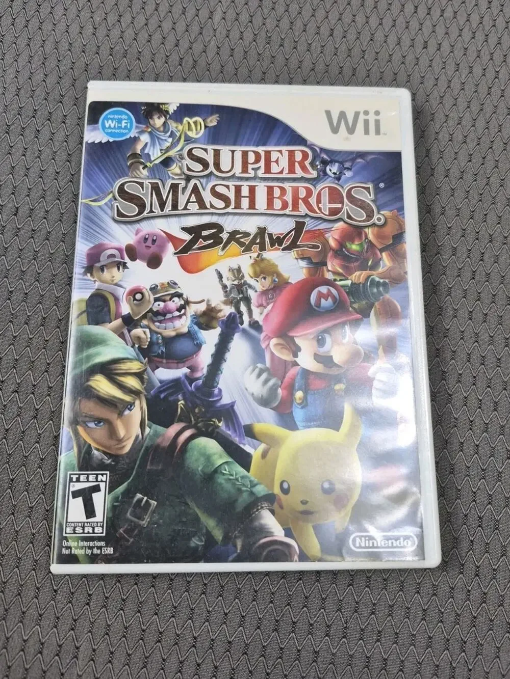 Super Mario Smash Bros Brawl Nintendo Wii CIB Complete In Box
